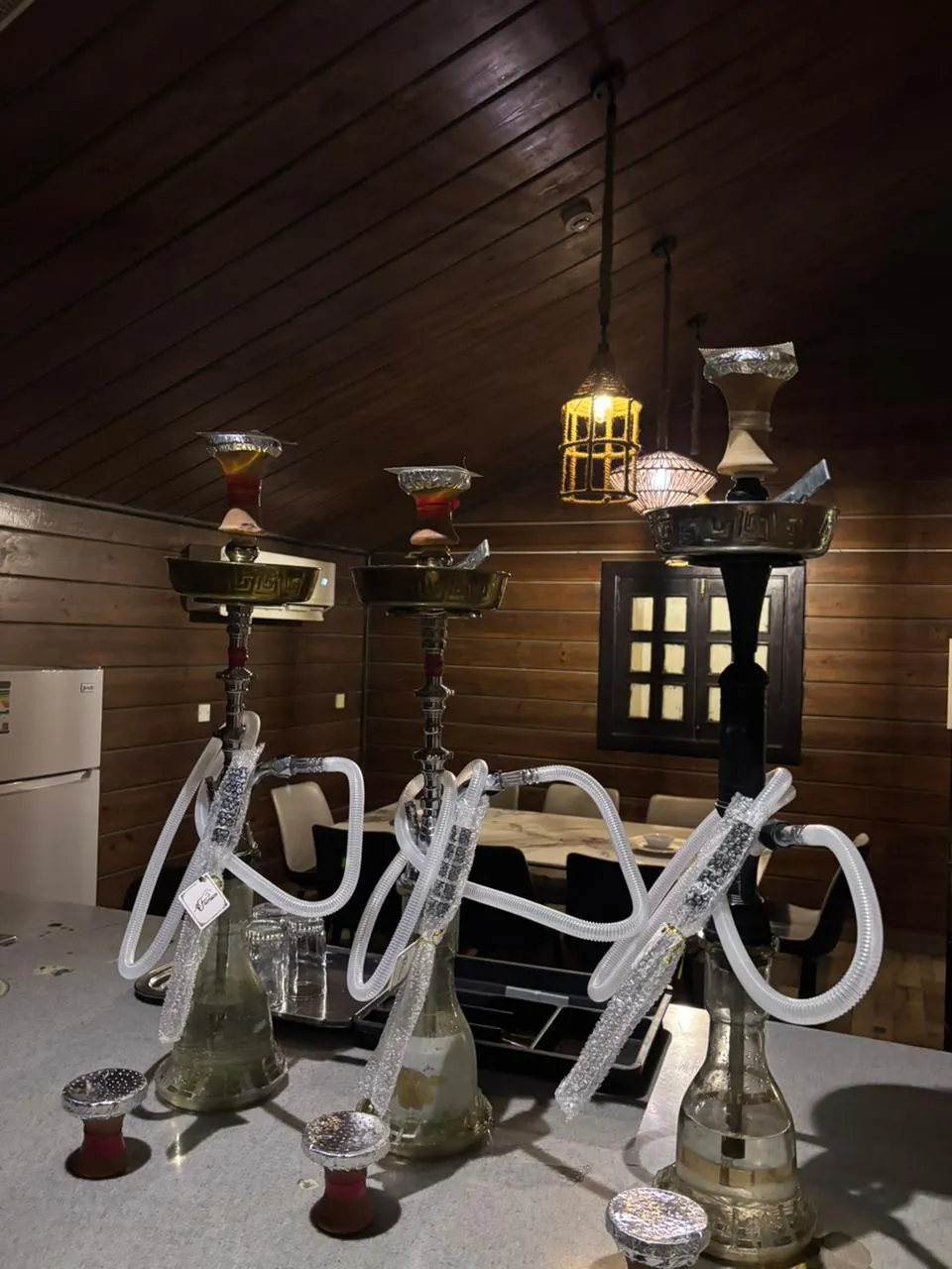 تأجير شيشة حفلات الرياض — جلسة مسائية — شيشة وتفاصيل تهوية — أعمال قمة الذوق في الرياض